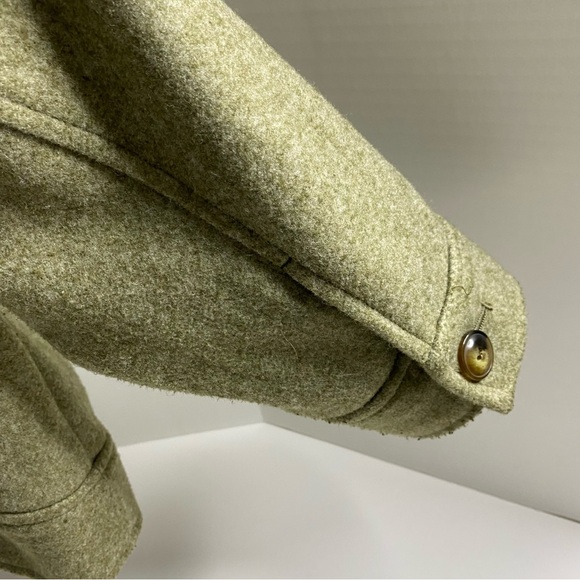 Old Navy Women’s Green Sherpa Wool Collar Green Jacket Size Small - Picture 5 of 8